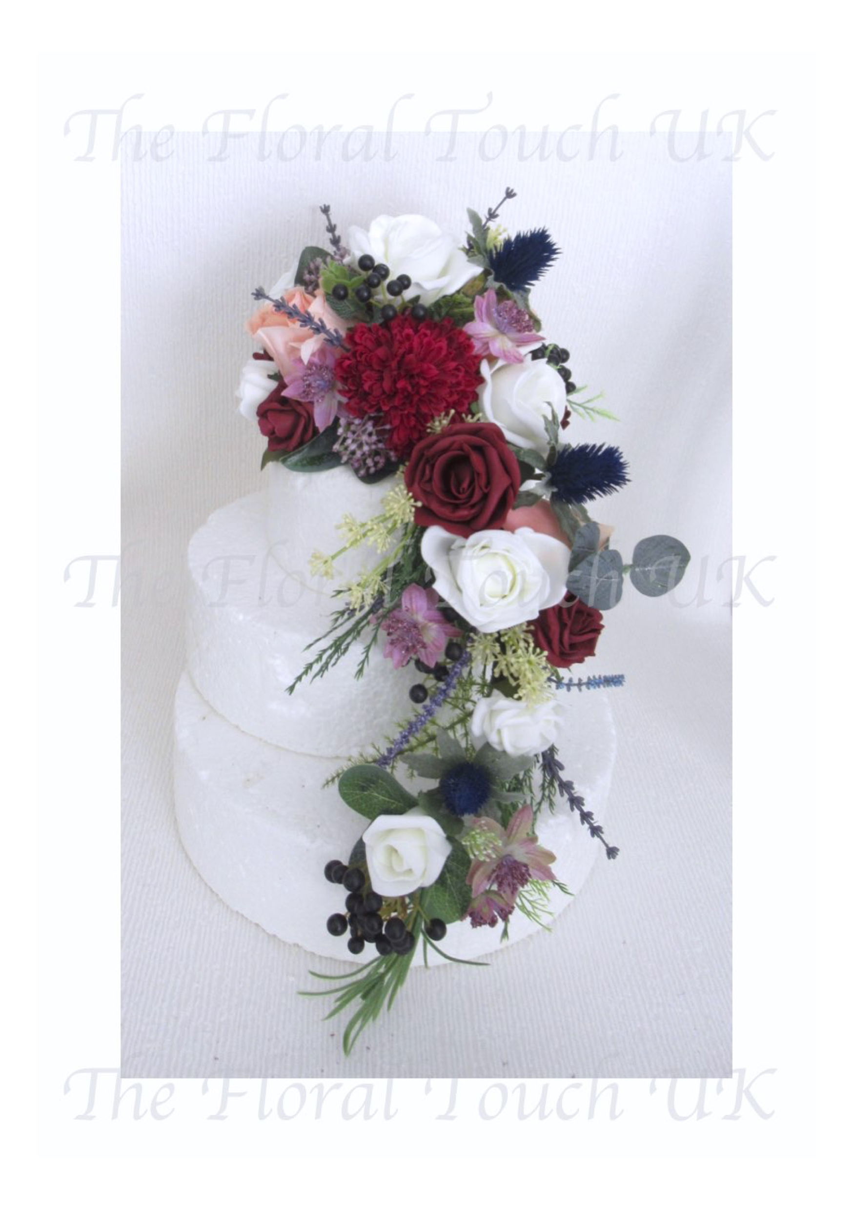 How To Make Cascading Silk Flowers On Wedding Cake Best Flower Site